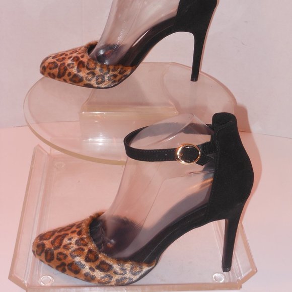 APT. 9 LEOPARD PRINT TEXTURED SHOES SIZE 8 MEDIUM - Picture 4 of 7
